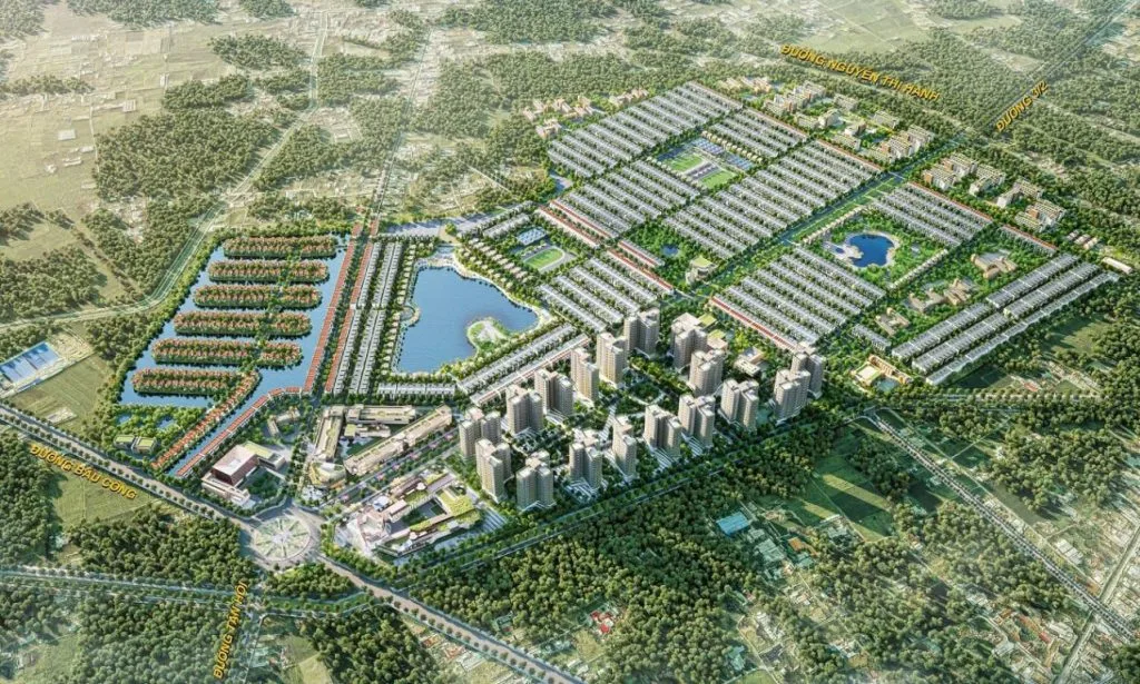 Phối cảnh Vinhomes Hậu Nghĩa Green City