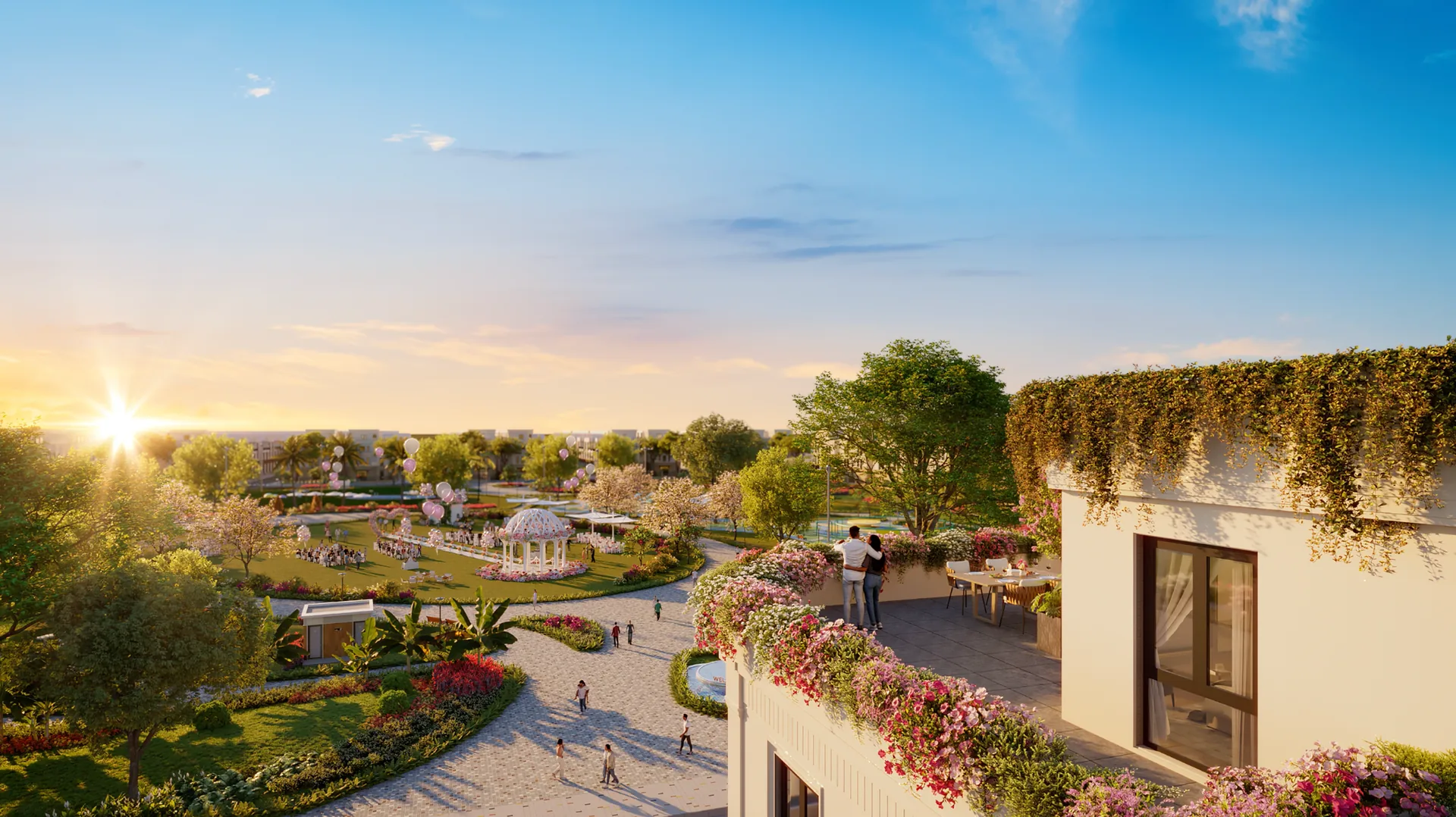 Phối cảnh nhà phố The Forest Vinhomes Green City
