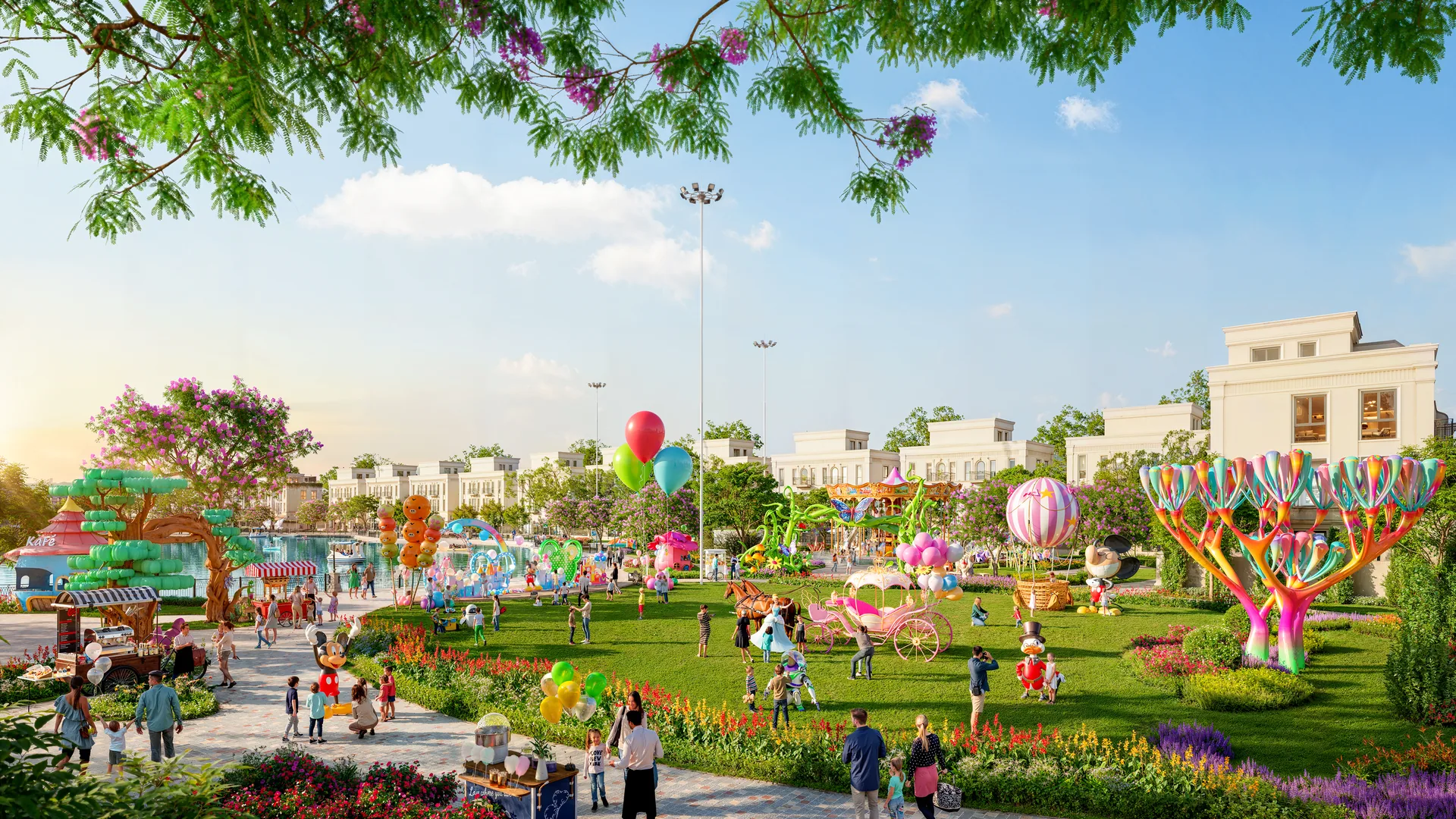 Mặt bằng phân khu The Swan Lake Vinhomes Green City
